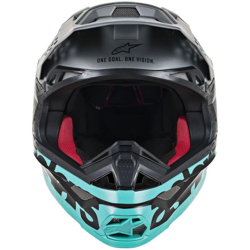 Alpinestars Supertech M8 Helmet Contact Dark Red/White XS Off Road MIPS DOT ECE - Picture 43 of 106