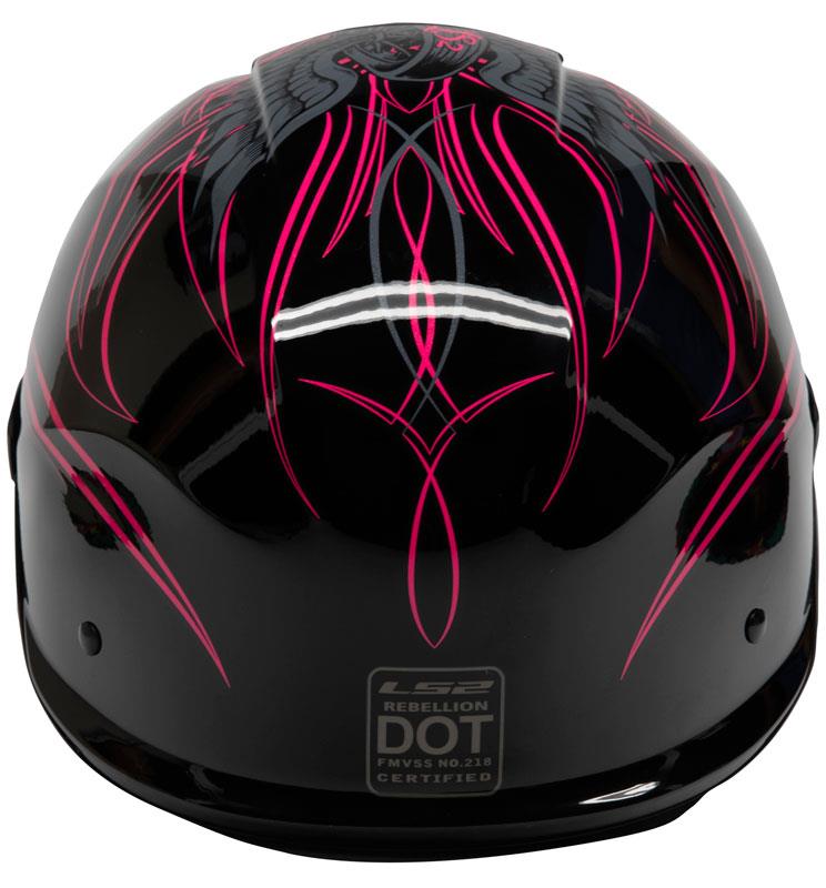LS2 Rebellion Half Helmet Peak Visor Drop Down Shield Bluetooth Ready DOT XS-2XL - Picture 28 of 28