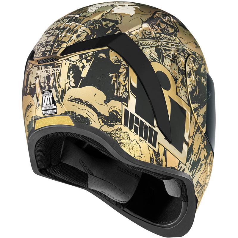 ICON Airform Helmet Inner Sun Shield HydraDry Removable Liner DOT ECE XS-3XL - Picture 32 of 78