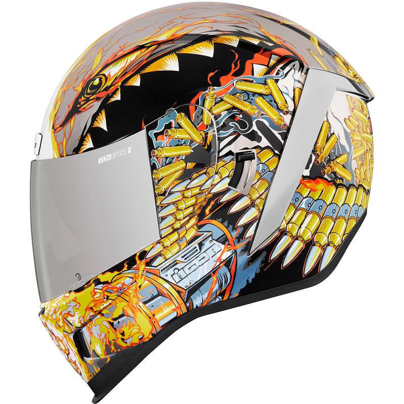 ICON Airform Helmet Inner Sun Shield HydraDry Removable Liner DOT ECE XS-3XL - Picture 57 of 78