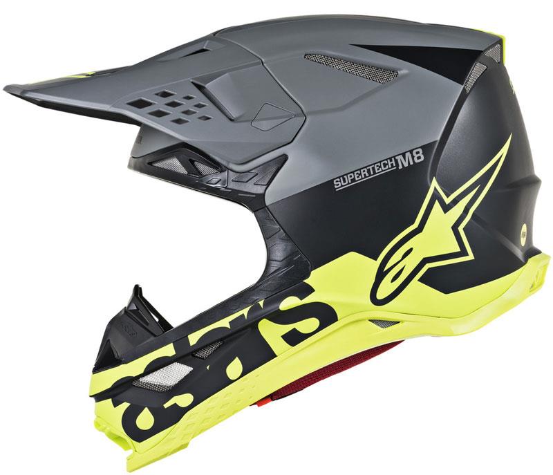 Alpinestars Supertech M8 Helmet Contact Dark Red/White XS Off Road MIPS DOT ECE - Picture 58 of 106