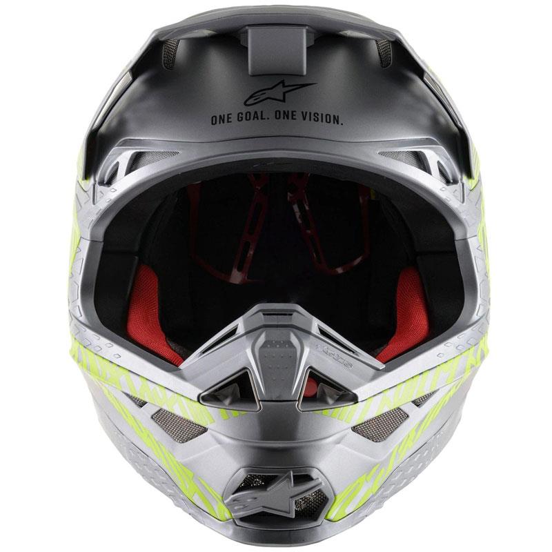 Alpinestars Supertech M8 Helmet Contact Dark Red/White XS Off Road MIPS DOT ECE - Picture 38 of 106
