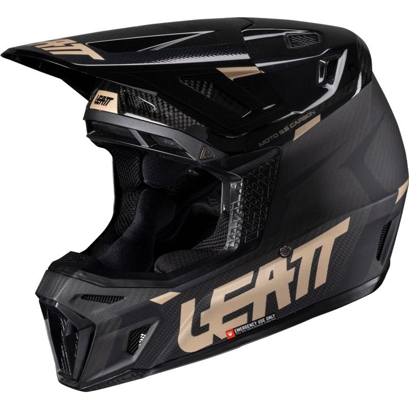 Leatt Moto 9.5 Carbon Helmet Kit with Goggles Off Road MX DOT ECE XS-2XL - Picture 3 of 14