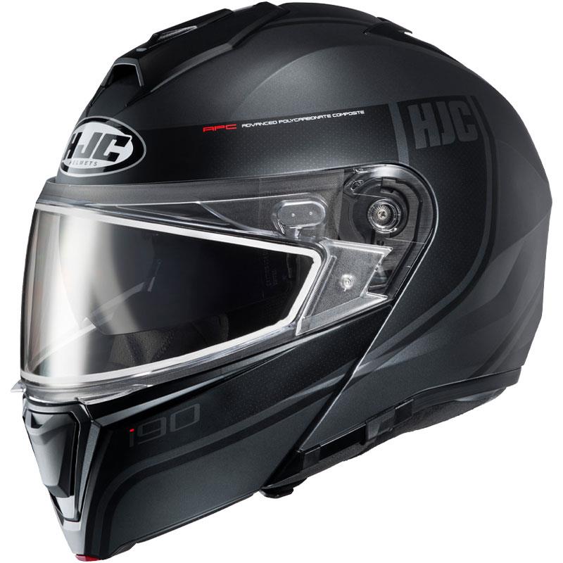 HJC i90 Snow Helmet Snowmobile Inner Sun Visor Dual or Electric Shield XS-5XL - Picture 10 of 21