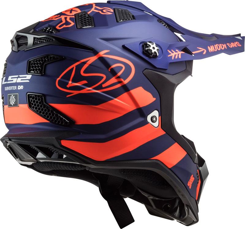 LS2 Subverter Evo Helmet Off Road MX Goggle Friendly DD Ring DOT ECE XS-3XL - Picture 26 of 56