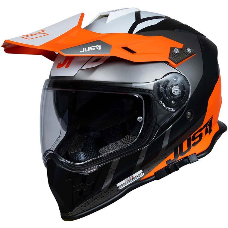 Just1 J34 Pro Helmet ADV Touring Full Face Inner Shield Pinlock Ready ECE XS-2XL - Bild 36 von 37