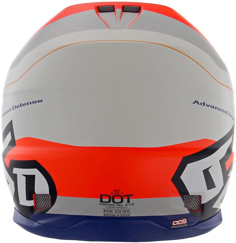 6D ATR-1 Helmet Off Road Dirt Bike MX Removable Liner XS-2XL DOT ECE ACU - Foto 50 di 68