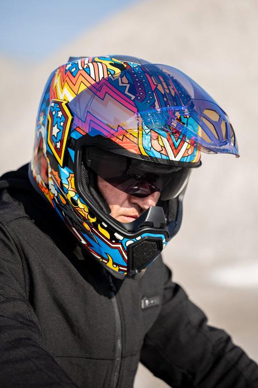 ICON Airflite Helmet Inner Sun Shield HydraDry Liner DOT ECE XS-3XL 2020-21 - Picture 52 of 110