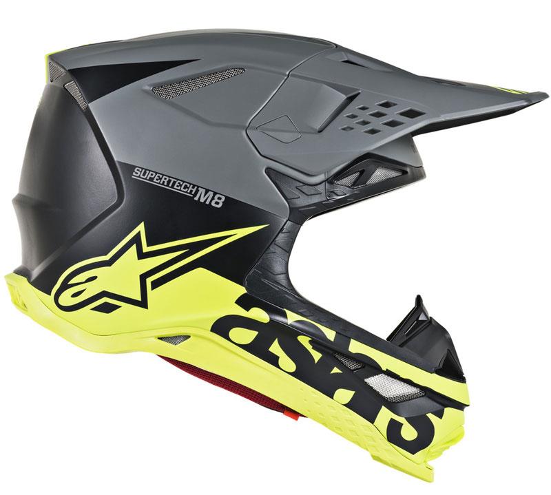 Alpinestars Supertech M8 Helmet Contact Dark Red/White XS Off Road MIPS DOT ECE - Picture 59 of 106
