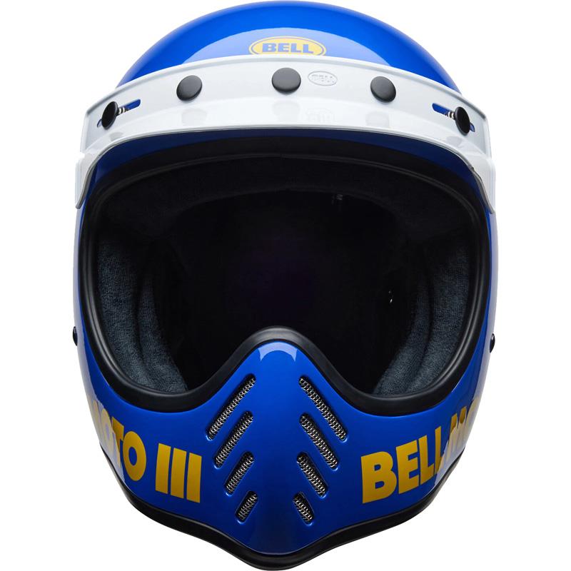 Bell Moto 3 Helmet Full Face Retro Vintage Fiberglass 5-snap Visor DOT XS-2XL - Picture 40 of 89