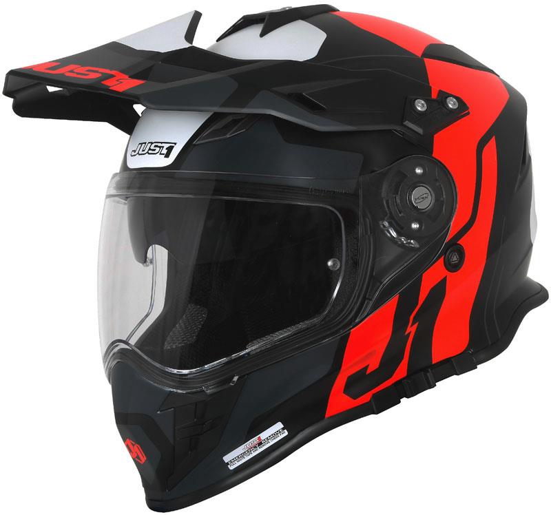 Just1 J34 Pro Helmet ADV Touring Full Face Inner Shield Pinlock Ready ECE XS-2XL - Bild 11 von 37