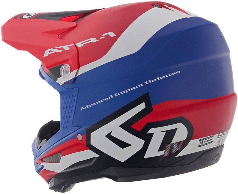 6D ATR-1 Helmet Off Road Dirt Bike MX Removable Liner XS-2XL DOT ECE ACU - Foto 36 di 68