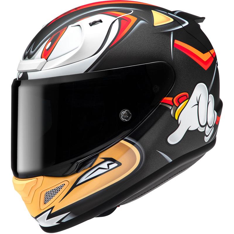 HJC RPHA 12N Shadow The Hedgehog Helmet Full Face Moisture Wicking DOT ECE S-2XL - Picture 5 of 9