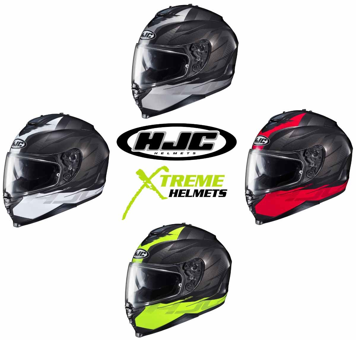 Hjc Is 17 Tario Helmet Mc 1 Mc 3h Mc 5 Mc 10sf Full Face Xs 2xl Dot Approved Ebay