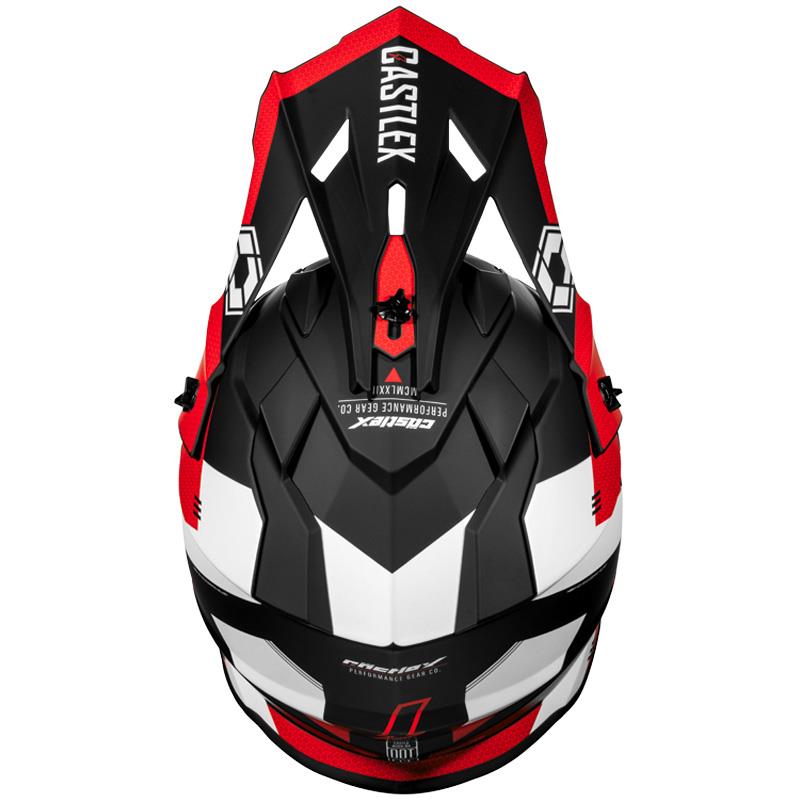 Castle X Mode MX Helmet Off Road Dirt Bike Moisture Wicking DOT ECE XS-3XL - Picture 12 of 16