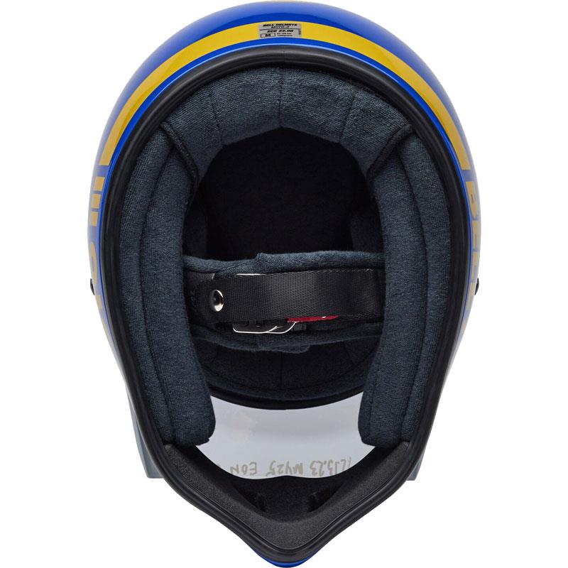 Bell Moto 3 Helmet Full Face Retro Vintage Fiberglass 5-snap Visor DOT XS-2XL - Picture 42 of 89