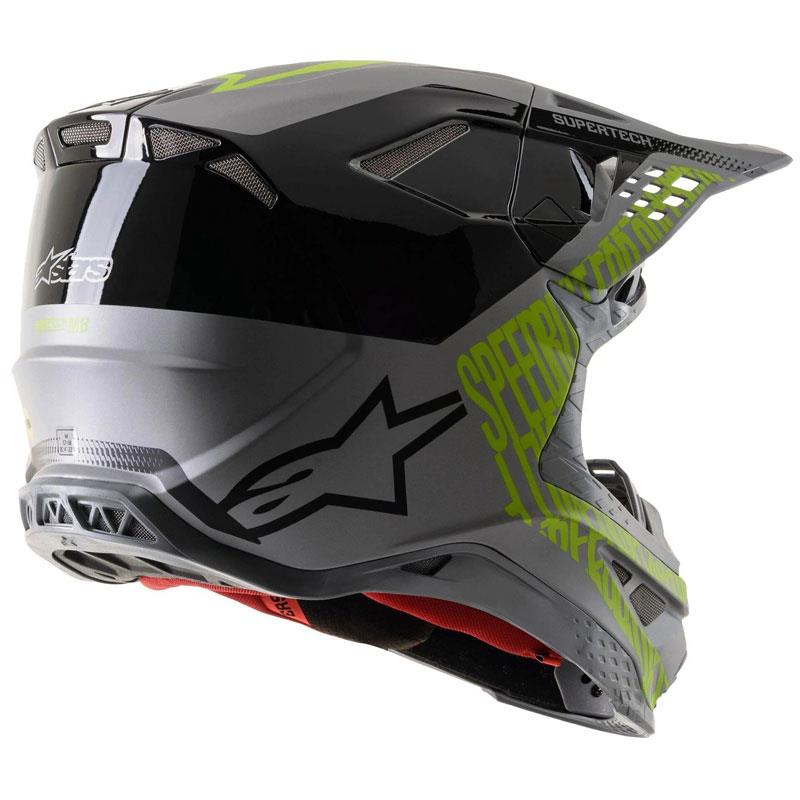 Alpinestars Supertech M8 Helmet Contact Dark Red/White XS Off Road MIPS DOT ECE - Picture 41 of 106