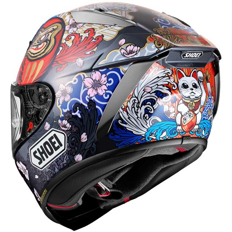 Shoei X-Fifteen Marc Marquez Holi Helmets Lg Red #0105-2301-06 for