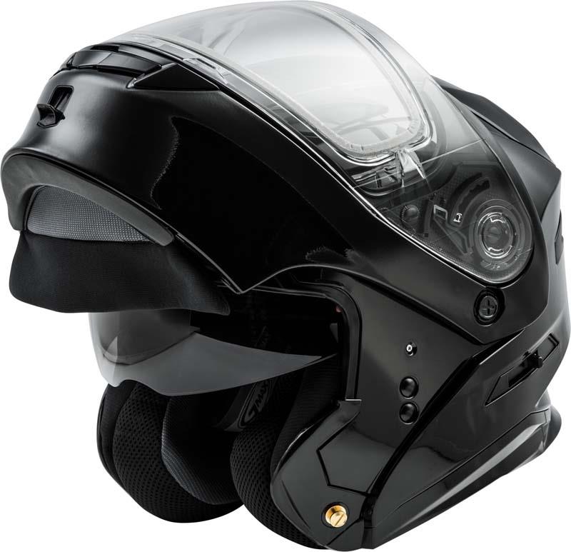 GMAX MD01S Helmet Snowmobile Flip Up Modular Dual or Electric Shield