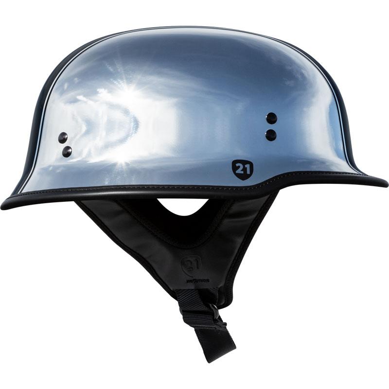 Medio casco alemán Highway 21 9 mm revestimiento extraíble ligero punto xs-5xl - Imagen 13 de 17