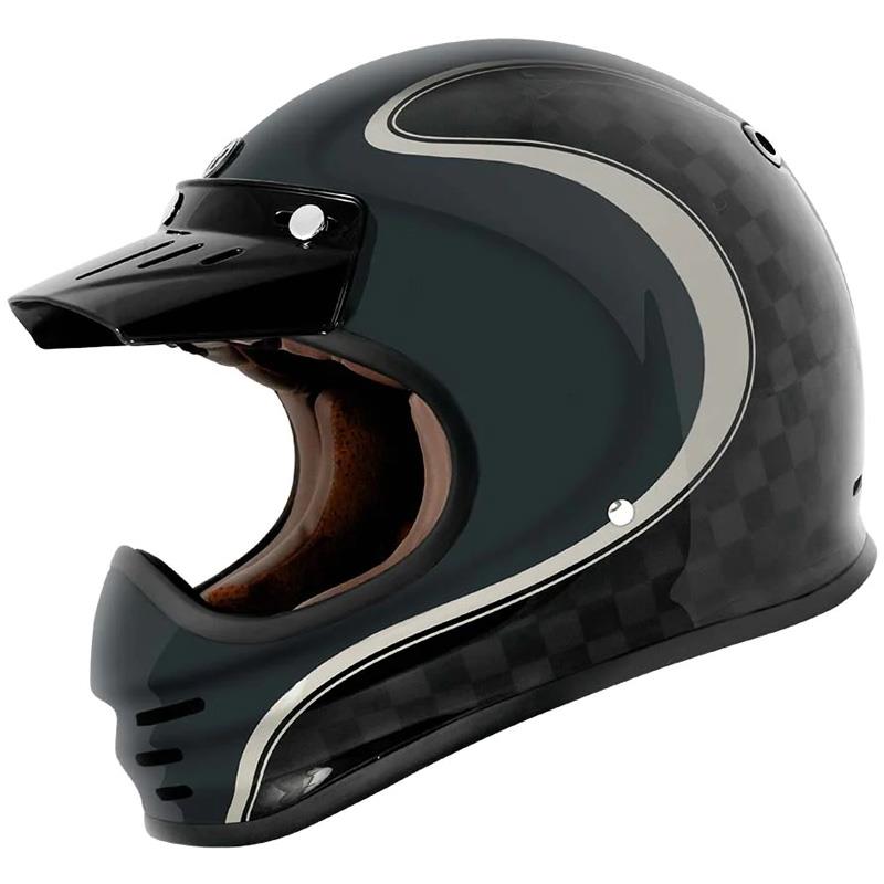 Torc Baja T3 Retro Moto Helmet Motorcycle Full Face Removable Visor DOT XS-2XL - Picture 56 of 66