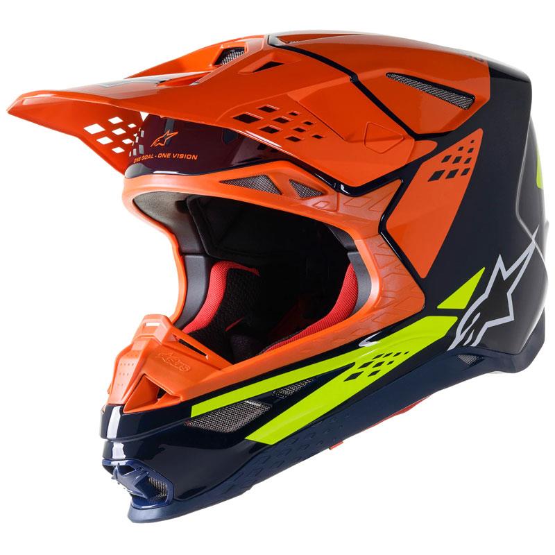Alpinestars Supertech M8 Helmet Contact Dark Red/White XS Off Road MIPS DOT ECE - Picture 80 of 106