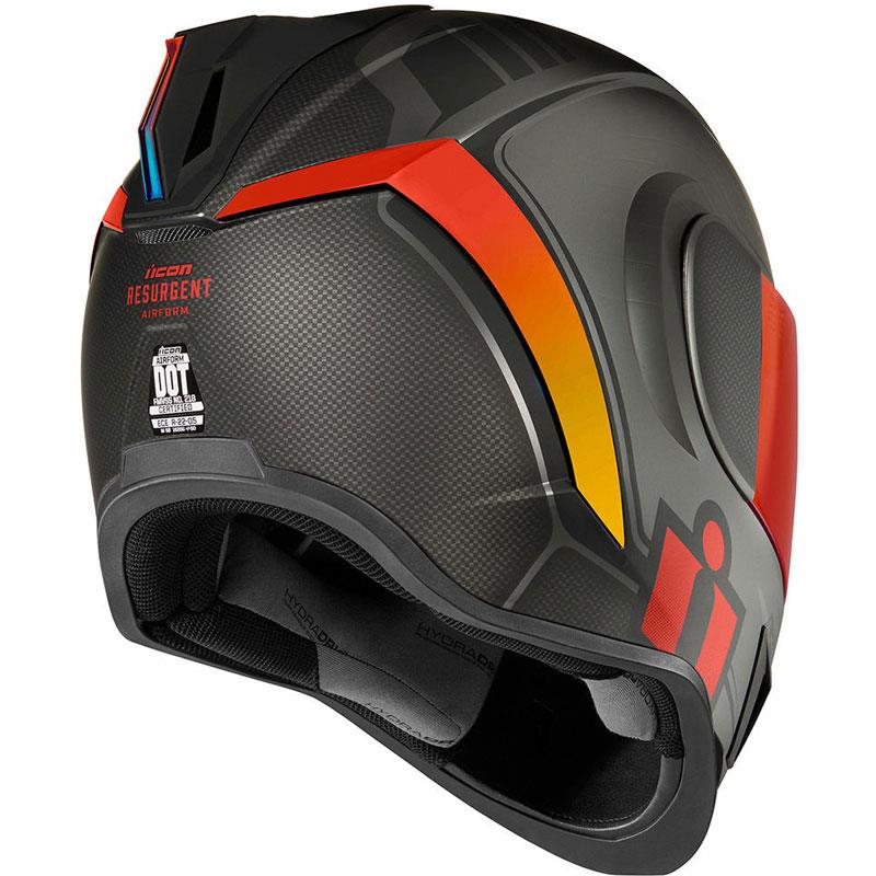 ICON Airform Helmet Inner Sun Shield HydraDry Removable Liner DOT ECE XS-3XL - Picture 68 of 78