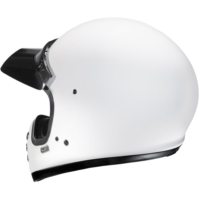 HJC V60 Helmet Full Face Retro Fiberglass Inner Shield Speaker Pocket DOT XS-2XL - Picture 9 of 17