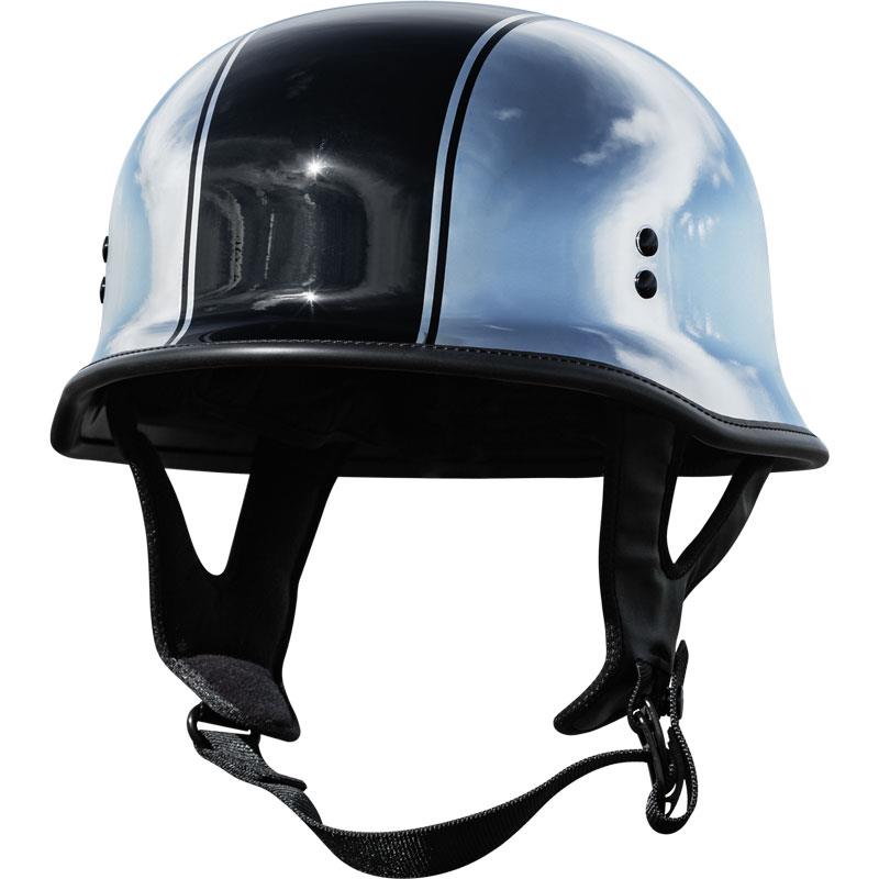 Medio casco alemán Highway 21 9 mm revestimiento extraíble ligero punto xs-5xl - Imagen 11 de 17