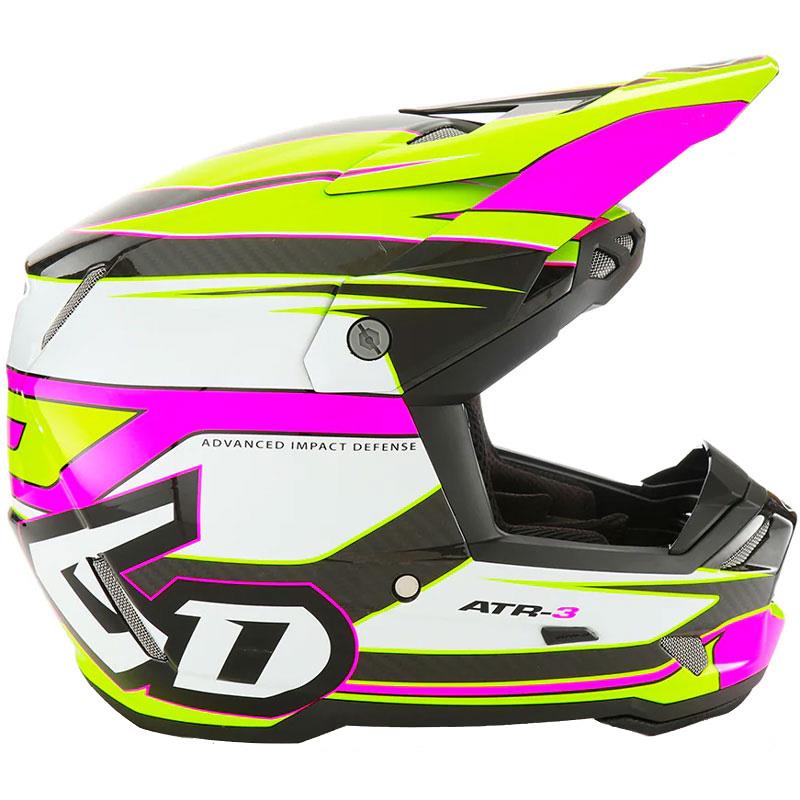 6D ATR-3 Helmet Off Road Dirt Bike Lightweight Speaker Pocket DOT FIM ECE XS-2XL - Picture 52 of 58