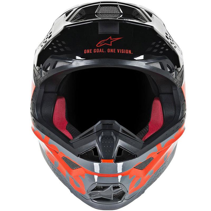 Alpinestars Supertech M8 Helmet Contact Dark Red/White XS Off Road MIPS DOT ECE - Picture 50 of 106