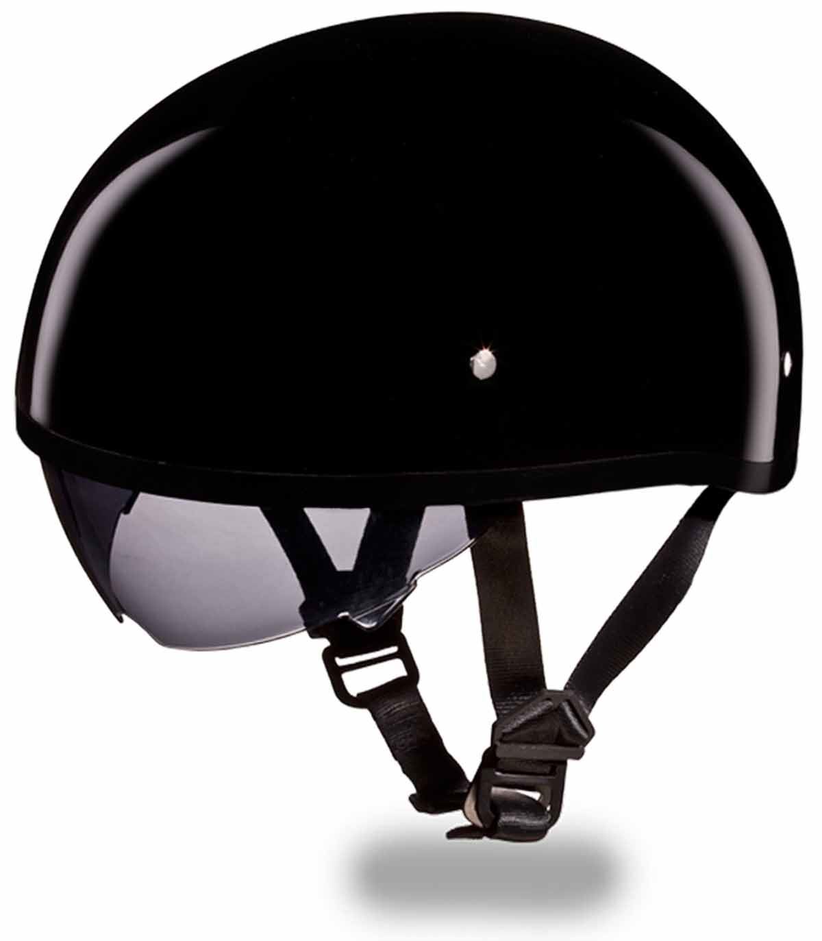 Daytona Skull Cap Inner Shield Shorty Half Helmet DOT Approved XS2XL eBay