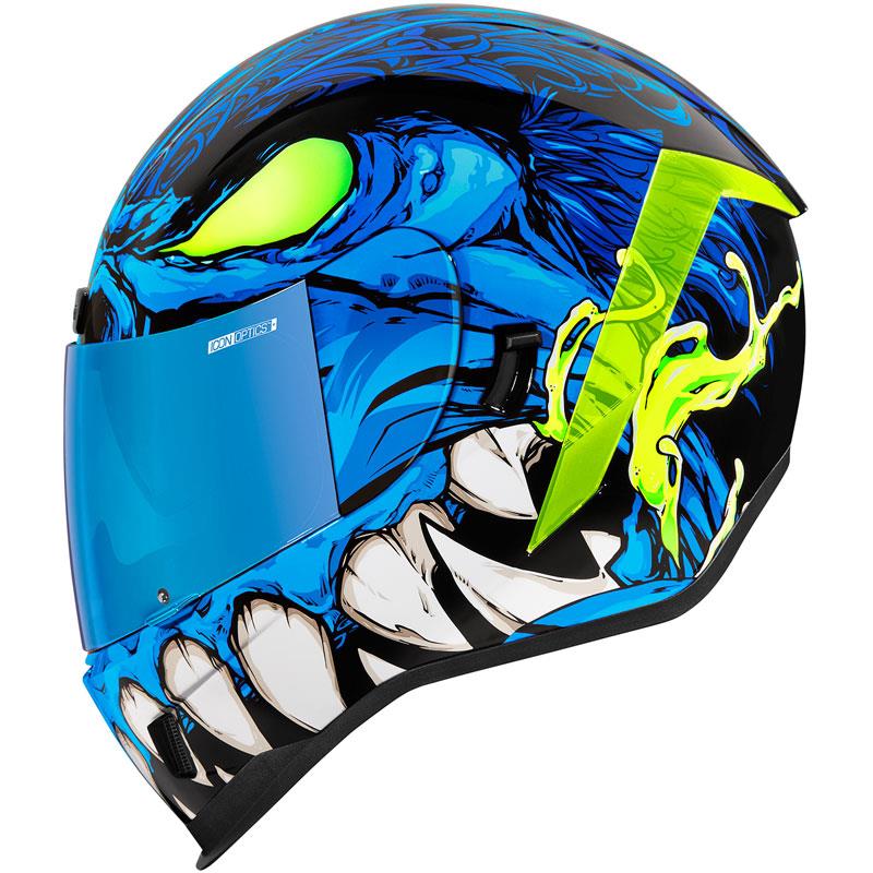 ICON Airform Helmet Inner Sun Shield HydraDry Removable Liner DOT ECE XS-3XL - Picture 34 of 78