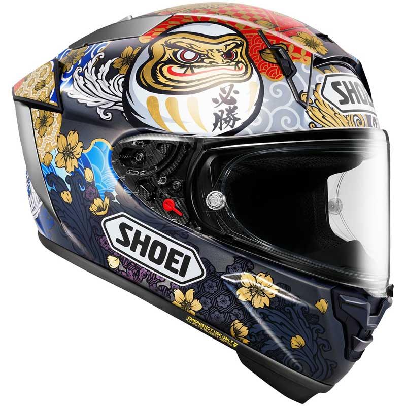 Shoei X-Fifteen Marc Marquez Holi Helmets Lg Red #0105-2301-06 for