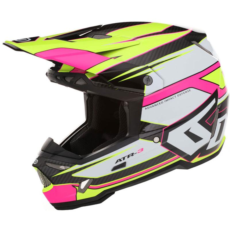 6D ATR-3 Helmet Off Road Dirt Bike Lightweight Speaker Pocket DOT FIM ECE XS-2XL - Picture 51 of 58