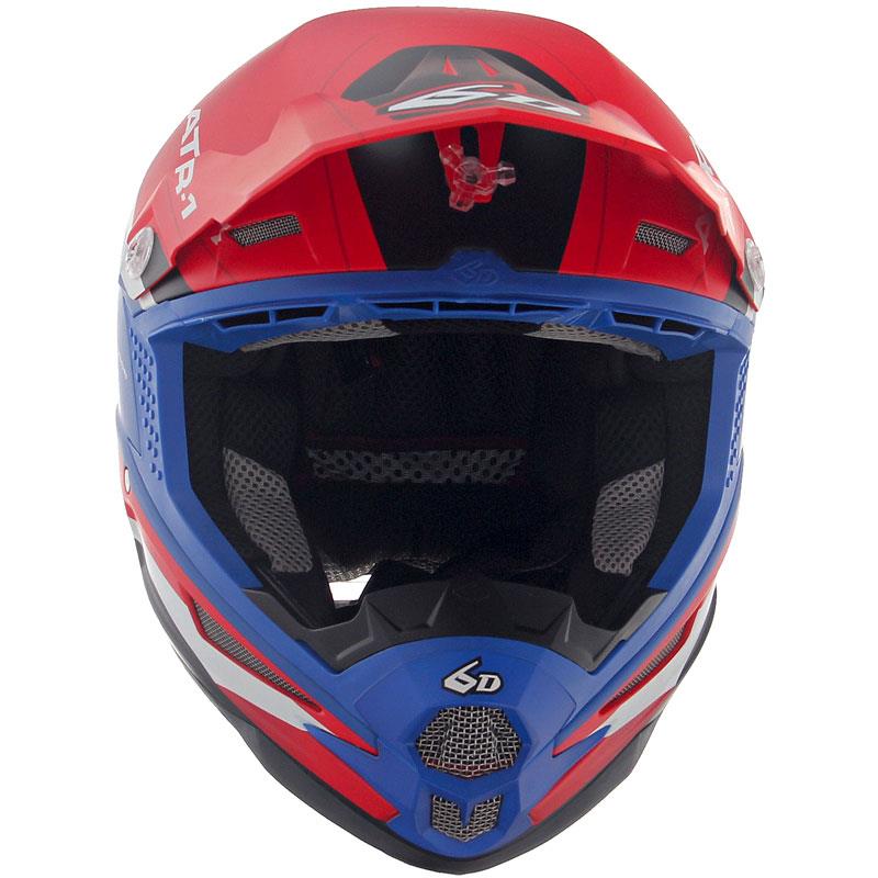 6D ATR-1 Helmet Off Road Dirt Bike MX Removable Liner XS-2XL DOT ECE ACU - Foto 35 di 68