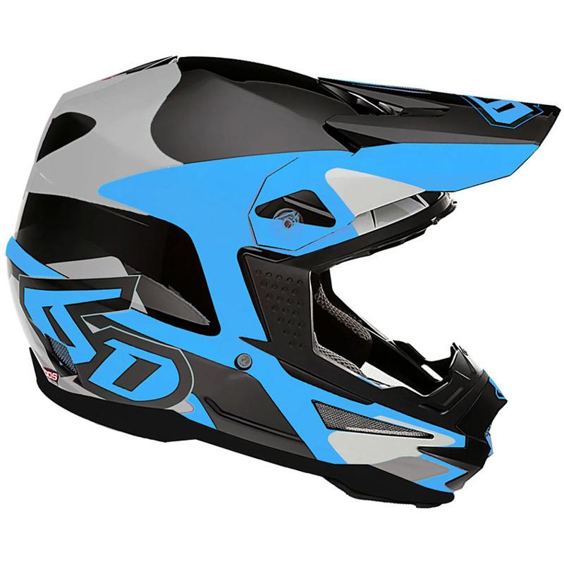 6D ATR-1 Helmet Off Road Dirt Bike MX Removable Liner XS-2XL DOT ECE ACU - Foto 22 di 68