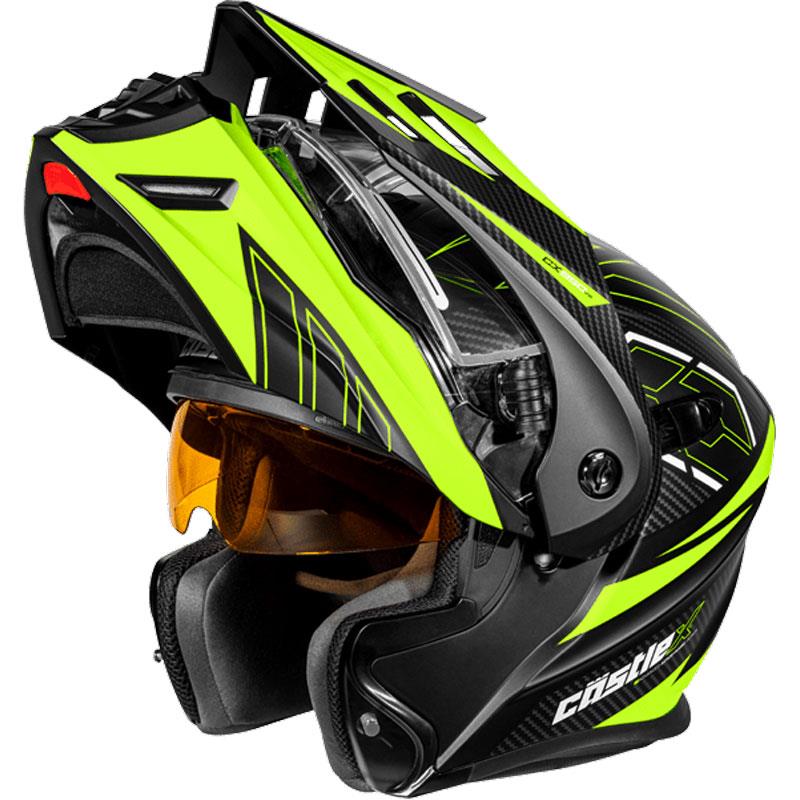 Castle X CX950 V2 Helmet Modular Flip Up Anti-Fog Inner Sun Shield DOT XS-3XL - Picture 44 of 54
