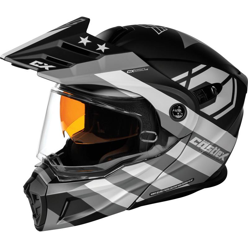 Castle X CX950 V2 Helmet Modular Flip Up Anti-Fog Inner Sun Shield DOT XS-3XL - Picture 13 of 54