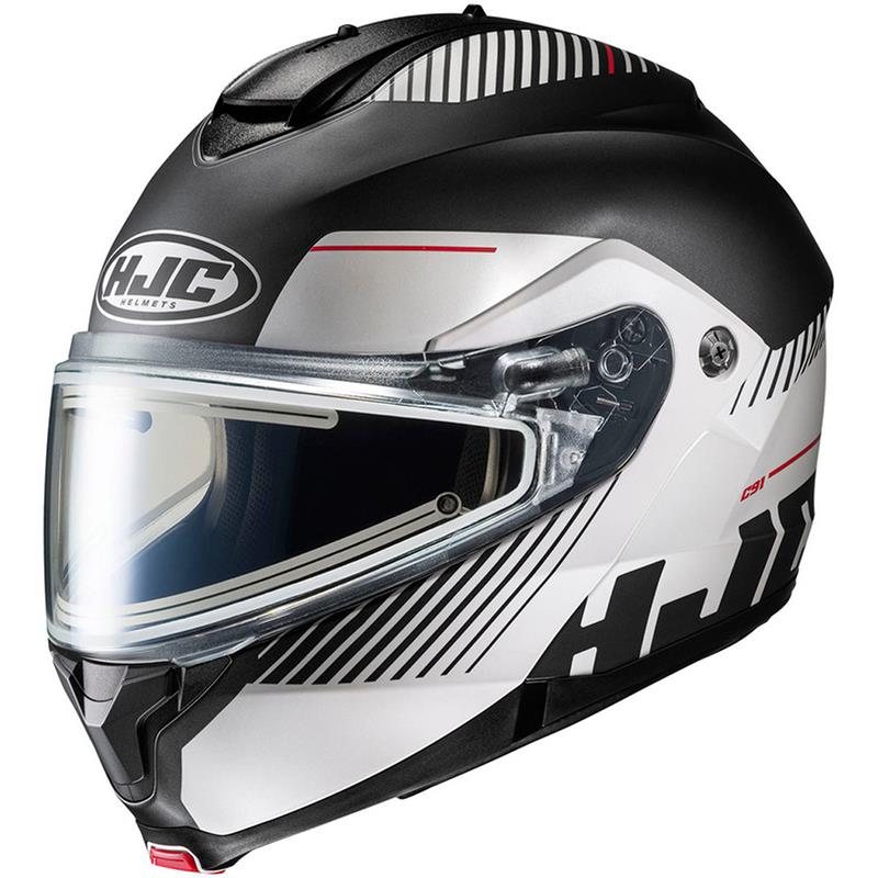HJC C91 Snow Helmet Modular Snowmobile Lightweight - Dual or Electric XS-5XL - Picture 17 of 29