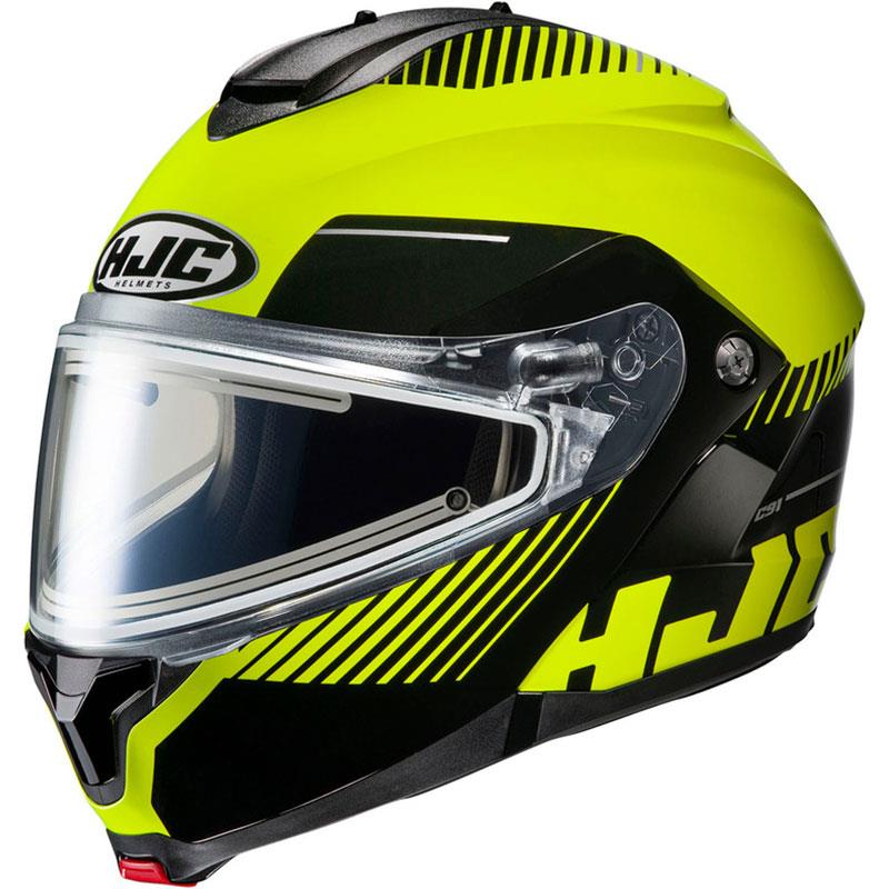 HJC C91 Snow Helmet Modular Snowmobile Lightweight - Dual or Electric XS-5XL - Picture 15 of 29