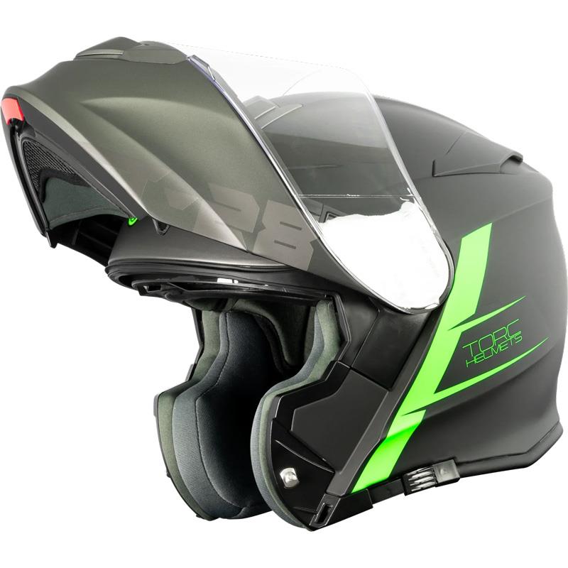 Torc T28 T28B Helmet Bluetooth or without - Flip Up Modular Inner Shield DOT ECE - Picture 61 of 103