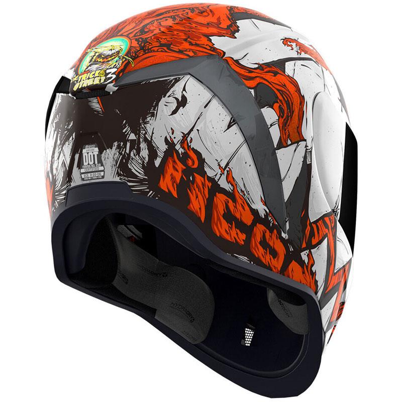 ICON Airform Helmet Inner Sun Shield HydraDry Removable Liner DOT ECE XS-3XL - Picture 8 of 78