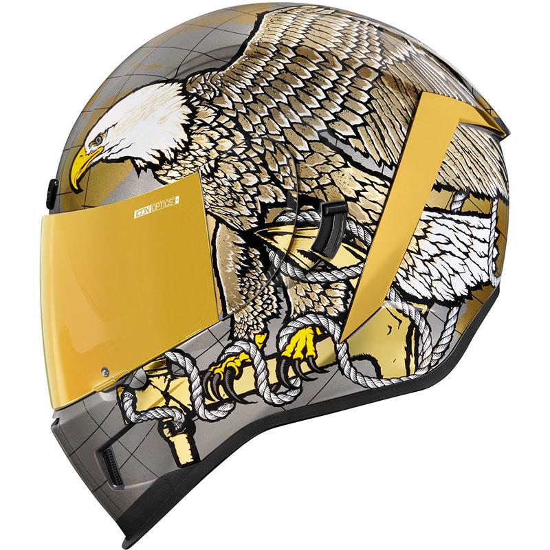 ICON Airform Helmet Inner Sun Shield HydraDry Removable Liner DOT ECE XS-3XL - Picture 48 of 78