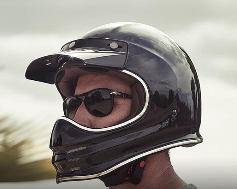 Torc Baja T3 Retro Moto Helmet Motorcycle Full Face Removable Visor DOT XS-2XL - Picture 11 of 66