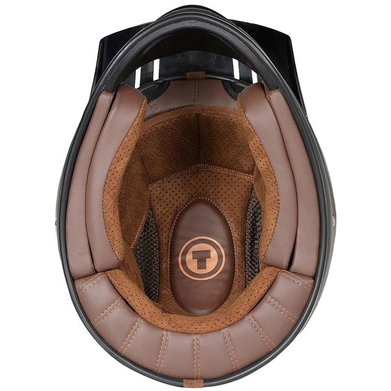 Torc Baja T3 Retro Moto Helmet Motorcycle Full Face Removable Visor DOT XS-2XL - Picture 48 of 66