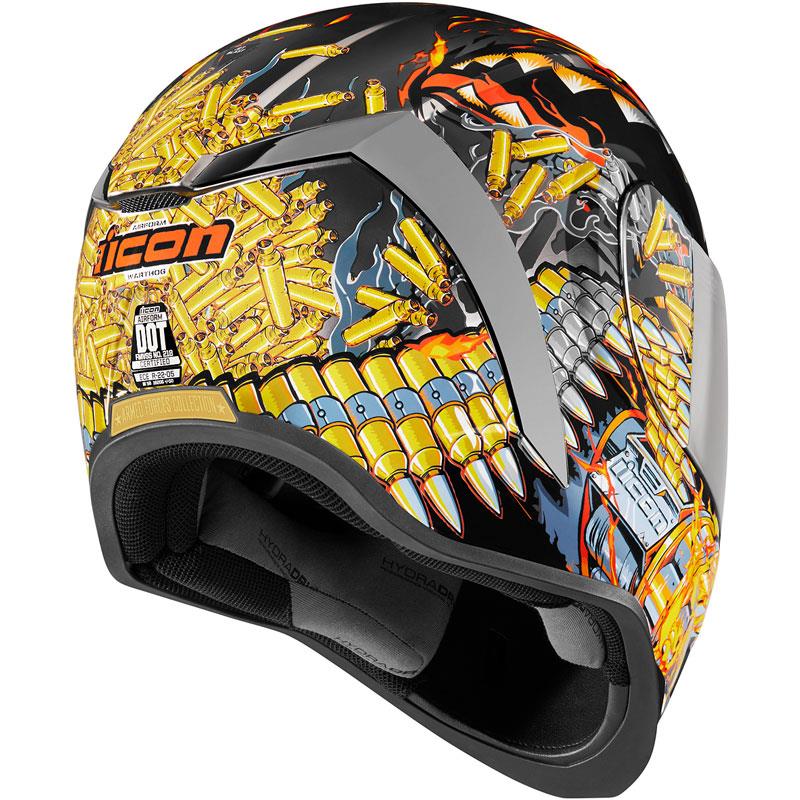 ICON Airform Helmet Inner Sun Shield HydraDry Removable Liner DOT ECE XS-3XL - Picture 60 of 78