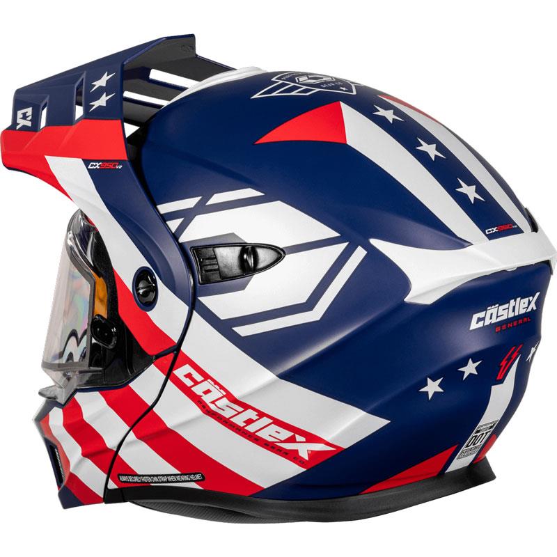 Castle X CX950 V2 Helmet Modular Flip Up Anti-Fog Inner Sun Shield DOT XS-3XL - Picture 12 of 54