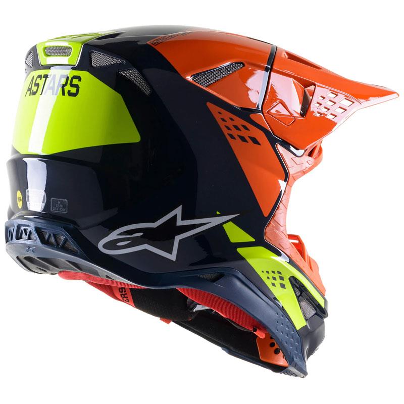 Alpinestars Supertech M8 Helmet Contact Dark Red/White XS Off Road MIPS DOT ECE - Picture 82 of 106
