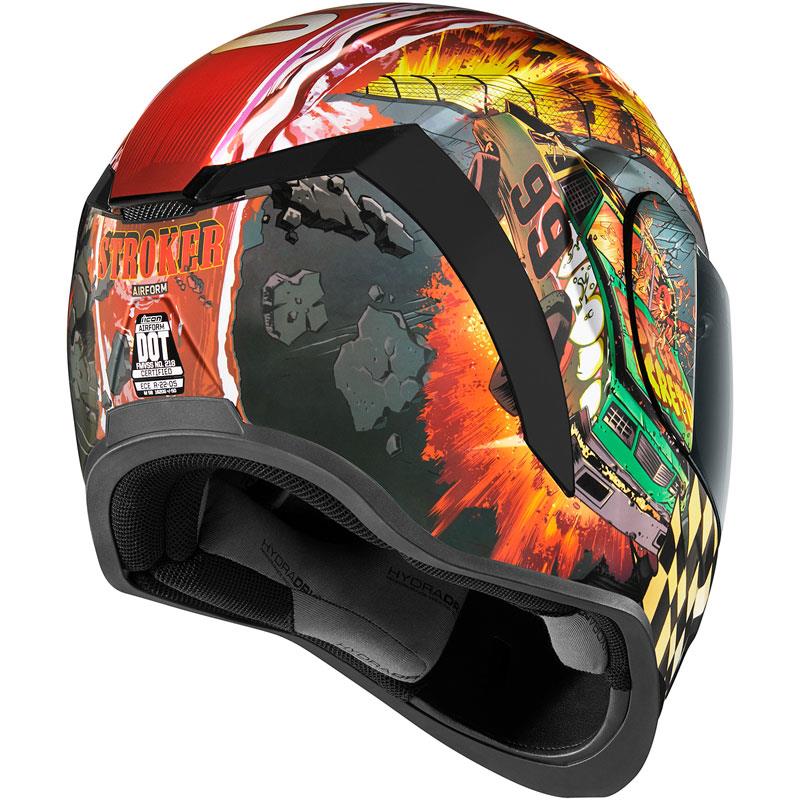 ICON Airform Helmet Inner Sun Shield HydraDry Removable Liner DOT ECE XS-3XL - Picture 56 of 78